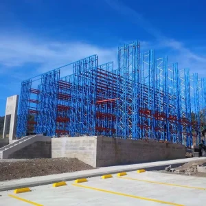 Heavy Duty Steel Warehouse ASRS Storage Racking System Powder Coating Outdoor Self Support Capacity Boltless Assembly OEM