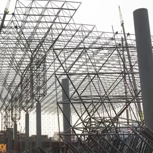 Heavy Duty Steel Warehouse High Strength Large Span for Machinery & Heavy Equipment Storage