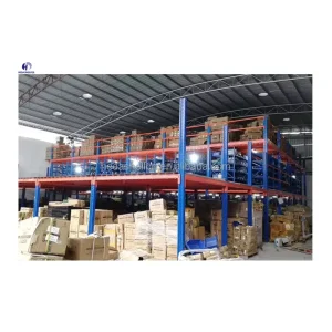 Heavy Duty Steel Warehouse Large Storage Steel Structure Mezzanine Rack Support Mezzanine Steel Platform