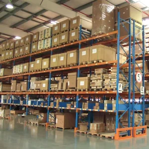 Heavy-Duty Steel Warehouse Rack Fittings 2000 kg Load Capacity Epoxy-Coated