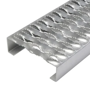 Heavy Duty Toothed Stainless Steel Crocodile Mouth Anti Skid Plate for Construction Site Stair Treads