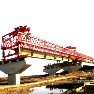 Heavy Duty Truss 100 40Ton Highway Concrete Beam Launcher Crane for Building