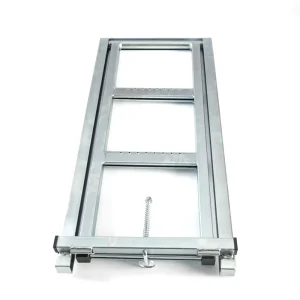 Heavy Duty Universal 3 Step Folding Ladder Truck Trailer Tailgate Steel Step Ladder