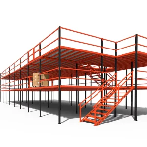Heavy Duty Anti Corrosion Metal Mezzanine Floor System Industrial Warehouse Rack and Pallet Racking for Garages and Warehouses