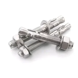 Heavy Duty Wedge Expansion Anchor Bolt SS 304 316 Galvanized Carbon Steel M6 M24 M30 Hex Head Concrete Anchor for Construction