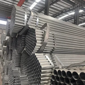 Heavy Duty Zinc Coated Structural Welded Round Metal Conduit Tubing High Strength Scaffolding Grade Galvanized Steel Pipe