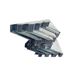 Heavy Galvanized Z shaped and C shaped Roof Purlins Steel Structure with Welding Cutting Bending Services