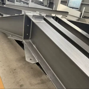 Heavy H Beam Column Prefabricated Structural Steel Building Steel Plate Automatic Welding Painting Cutting Steel Structures