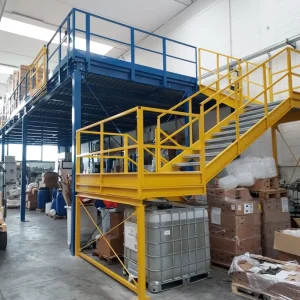 Heavy Light Stacking Automatic Warehouse Storage Mezzanine Shelf Metal Steel Rack