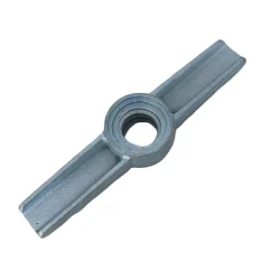 Heavy Load Scaffold Leveling Jack Wing Nut Galvanized Surface
