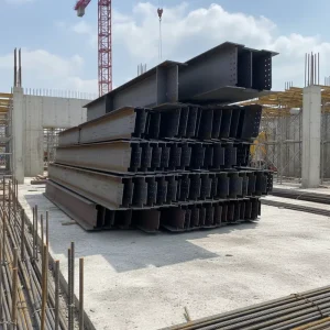 Heavy Load Steel Platform Beam for Industrial Factory Equipment and Walkway Support Modern Design Durable Construction