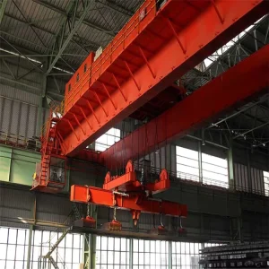 Heavy Metal Handling Electromagnetic Double Beam Bridge Crane