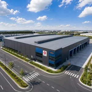 Heavy Prefab Warehouse Building Steel Structure Factory Workshop with Welding Bending Services Hurricane Resistant Design