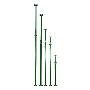 Heavy Steel Painted Support Columns Orange Construction Concrete Steel Building Metal Steel Columns
