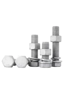 Heavy Structural Class 8.8 Carbon Steel Hexagon Head Bolts M8 M12x60 M14 M16 M24 3 4 10 Hot Dipped Galvanized DIN931 DIN933
