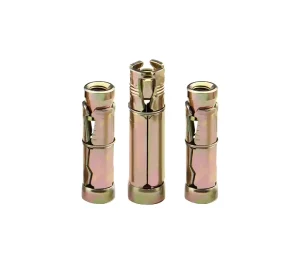 Heavy Three-piece Expansion Anchor Bolts Yellow Galvanized Corrosion-resistant High-strength Carbon Steel