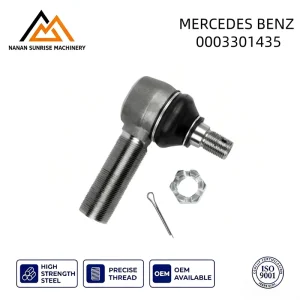 Heavy Truck Steering Tie Rod End 0003301435 Chassis Spare Parts for Actros