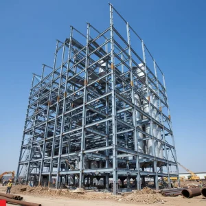 Heavy duty Steel Pipe Rack Chemical Complex Plant Prefabricated Steel Structure Pipe Support Frame Steel Warehouse Workshop