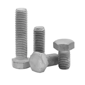 Hex Bolt and Nut Hot Deep Galvanized Grade4.8 8.8 10.9 12.9 DIN931 BS UNC Electric Network China Factory Din933