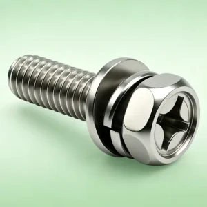 Hex Head Cross Recessed Combination Screw 304 Stainless Steel 3 in 1 Bolt for Industrial Machinery Hardware Connection