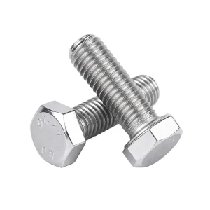 Hex Head Full Thread Carbon Steel Iron Bolt CNC Machining Hardware Spare Parts Motorcycle Electric Vehicle Mechanical Assembly
