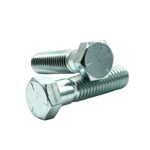 Hex Head Steel Bolts 130mm CNC Machined Plain for Industrial Machinery Automobile Equipment Installation Connection