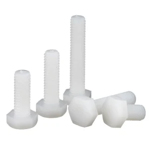 Hex Nylon Screw M5 M10 Screws Plastic M8 Thread Outer Hex White Bolt
