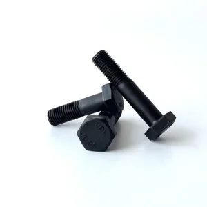 Hexagonal Structural Bolt Set with Nuts and Washers Suitable for Steel Structure Beam Engineering
