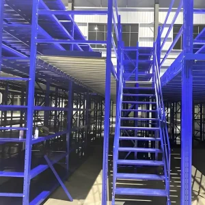 High Capacity Factory Mezzanine Racking Boltless Steel Structure Platform