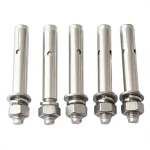 High Corrosion Resistant Standard Metric 304 316 Stainless Steel Silver Extended Wall Anchor Bolts M8 M10
