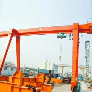 High Demand 10 Ton 12 m Small Single Girder Gantry Crane with Electrical Hoist for Workshop