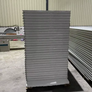 High Density Flame Retardant Rock Wool Color Steel Sandwich Panel Galvanized Sheet for Industrial Workshop Roof Wall Insulation