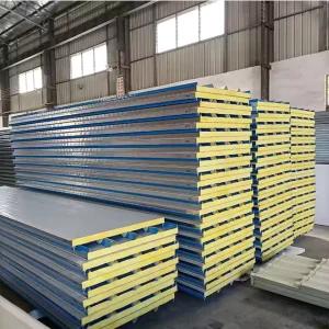 High Density Insulated Sandwich Roof Panels EPS/rock or Glass Wool/PU Sandwich Panel for Outdoor House