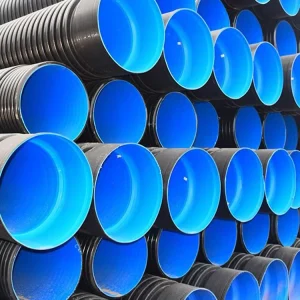 High Density Polyethylene Steel Reinforced Corrugated Pipe SN8 Drainage Pipe