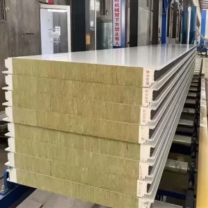 High Density Rock Wool Composite Board with Polyurethane Edge Banding for Roof