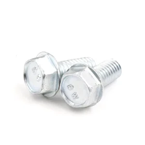 High Durability China Supplier Carbon Steel Hex Flange Bolts M4-M16 Coarse Thread Zinc Plated for Steel Structure Connection