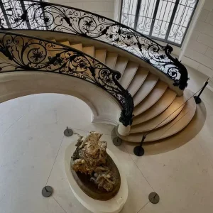 High End Heavy Duty Wrought Iron Railing Galvanized Steel for Commercial Building