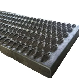High End Stainless Steel Serrated Anti Slip Plate Porous Crocodile Mouth Perforated Walkway Welding Processing Service