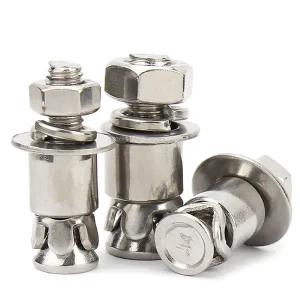 High Grade Stainless Steel 304 316 Expansion Anchor Bolts for Concrete and Masonry Seismic Resistant Features From China Factory