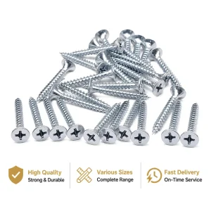 High Hardness Phillips Stainless Steel Furniture Tornillo Vis Self Tapping Drilling Wood Flat Head Drywall Screw