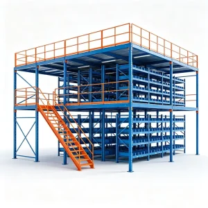 High Heavy Duty Steel 3 Layer Corrosion Protected Mezzanine Platform Warehouse Racking Systems OEM Custom Structural Design