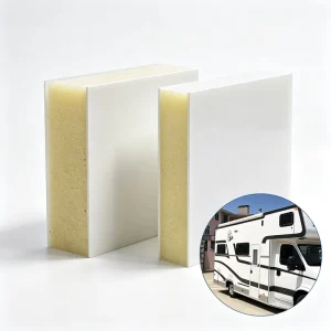 High Insulation PU FRP Sandwich Panel Polyurethane Foam Composite Board for RV Caravan Refrigerated Truck Cold Room Wall Cutting