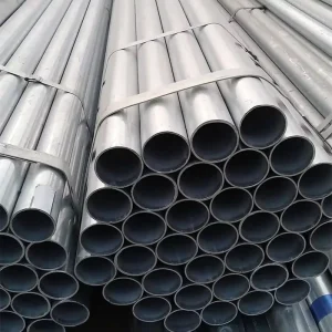 High Integrity Anti Corrosion Heavy Coating for Ecuador Municipal Drainage Conduit Lines Round Galvanized Steel Pipe