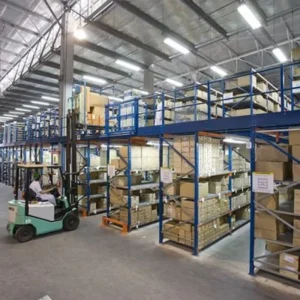 High Load Secondary Beam Reinforced Column Base Non Pallet Small Parts Storage Multi Tier Heavy Duty Bolt Mezzanine Racking