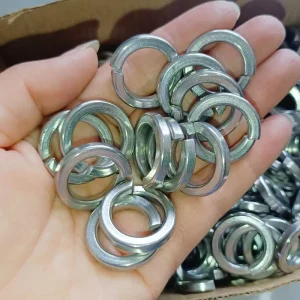 High Performance 65Mn Carbon Steel Dacromet Spring Washer High Strength Tension Washer for Heavy Structural Steel