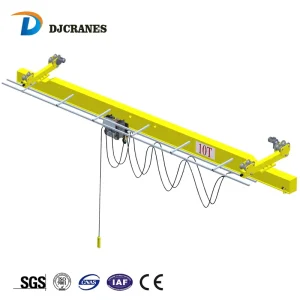 High Performance Lifting 3 Ton Single Beam Bridge Crane for Construction