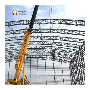 High Performance Light Weight Steel Structure Roof Trusses Welding/Cutting/Bending Hurricane Proof Fast Install for Student Gym