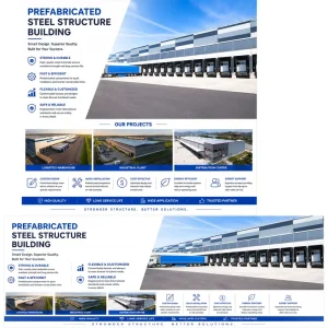 High Performance Prefabricated Steel Structure Warehouse for Cold Chain Logistics and Large Scale Storage Facility