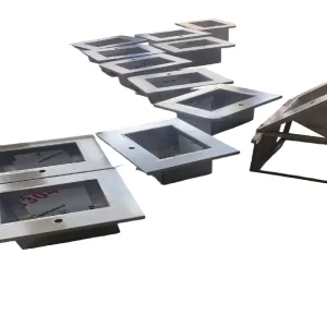 High Precision Custom CNC Machined Stainless Steel/Aluminum Sheet Metal Panel Fabrication for Industrial Equipment Enclosure