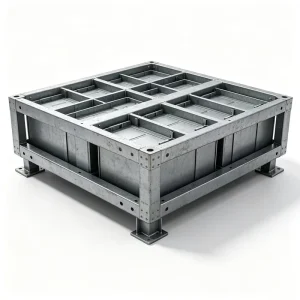 High Precision Ev Battery Module End Plate Sheet Metal Bending Welding Components